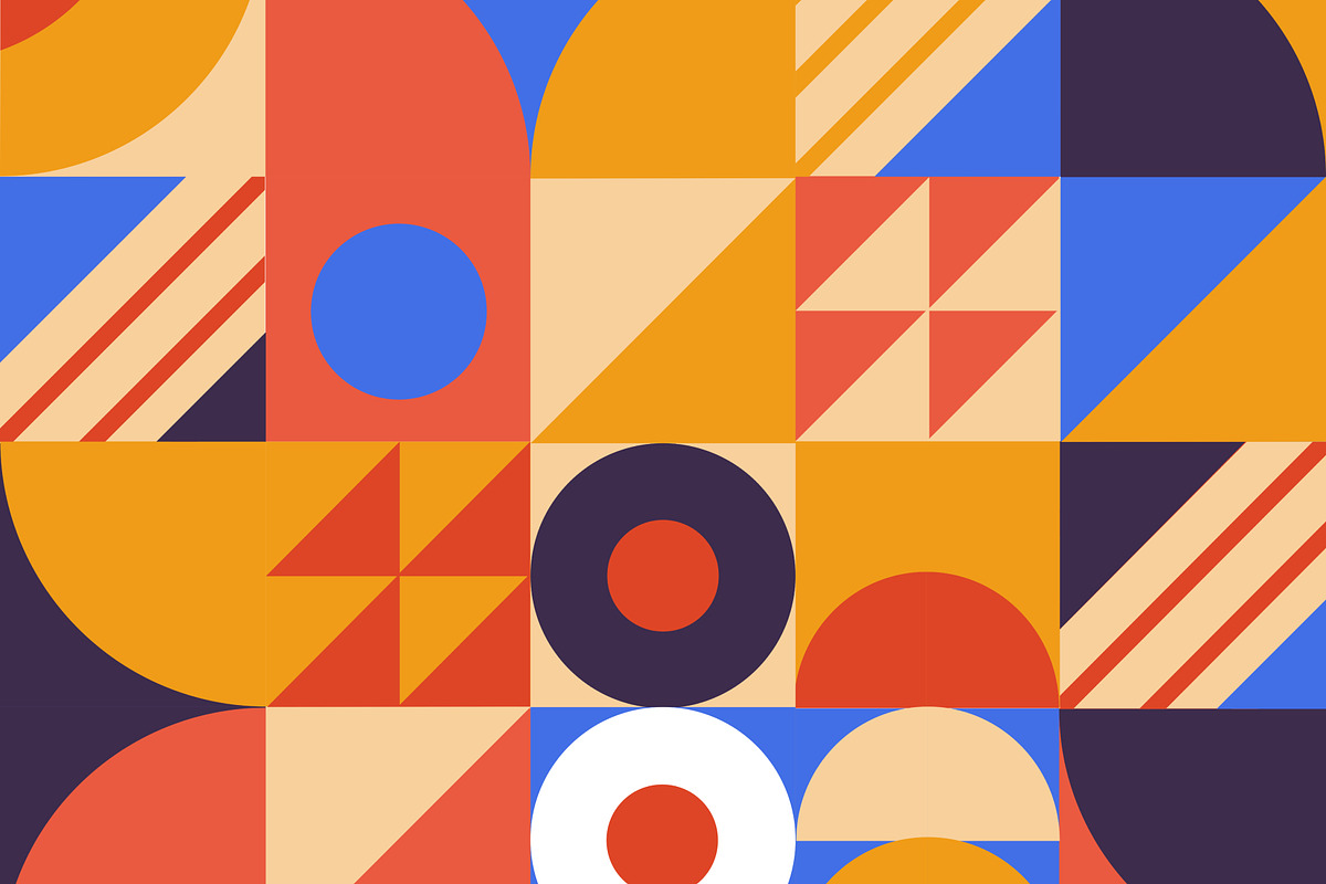 Abstract vector geometric background, a Pattern Graphic by Getalo Viktoriia (Photo 7 of 13)
