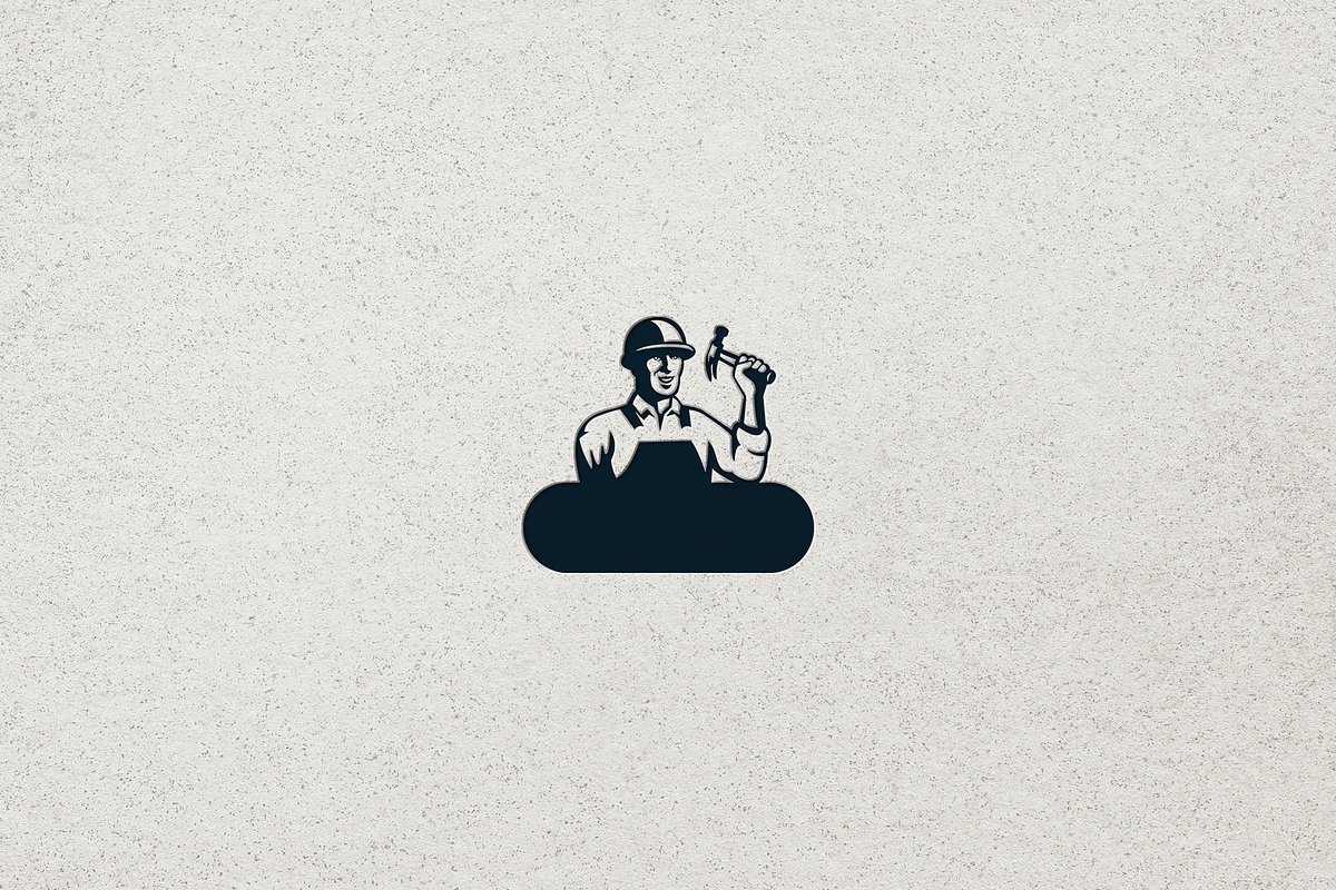 Minimalist Handyman Builder Logo, a Branding & Logo Template by Luxury Logos (Photo 4 of 4)