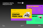 Modern Company Profile Presentation, a Presentation Template by adoestudio (Thumbnail 1 of 8)