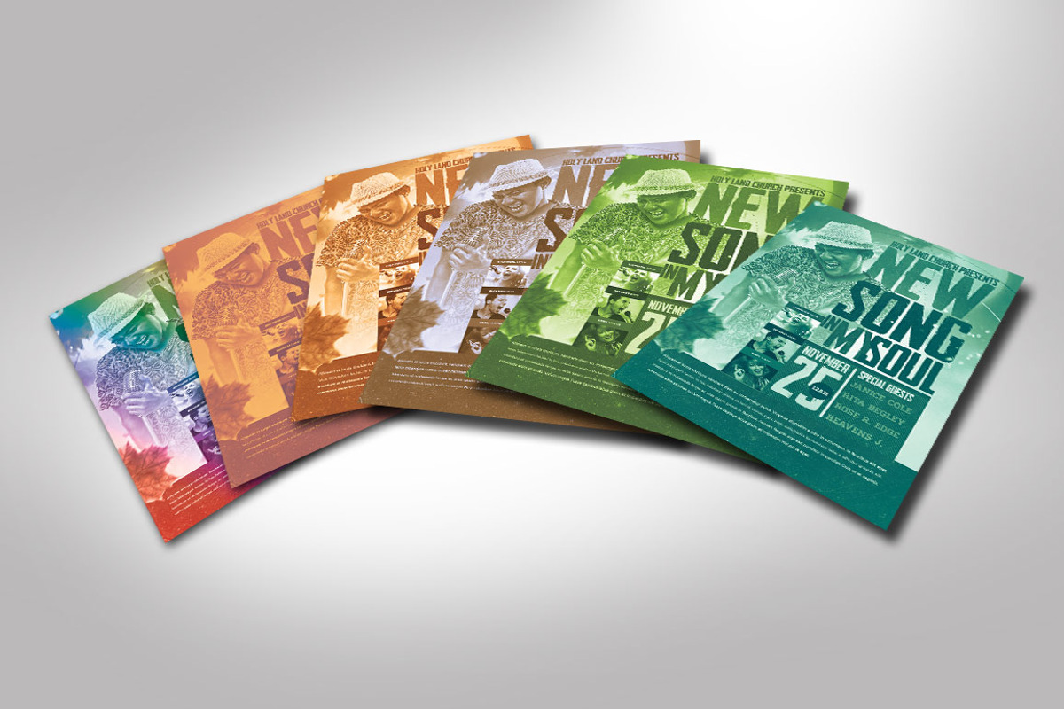 New Song Concert Flyer, a Flyer Template by SeraphimChris (Photo 4 of 4)