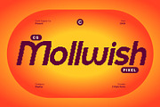 CS Mollwish Pixel, a Sans Serif Font by Craft Supply Co. (Thumbnail 1 of 8)