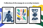 Cutout stamp brushes for Procreate, a Brush Add-On by seamless team (Thumbnail 4 of 7)