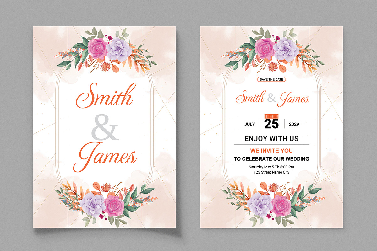 Invitation Card, an Invitation Template by MightyDesign (Photo 1 of 8)