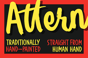 Attern - Script Handwriting Fonts