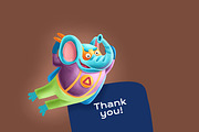 SUPER HERO Animals, an Animal Illustration by Olha Kalyta (Thumbnail 4 of 4)