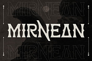 Mirnean Display Typeface Font, a Sans Serif Font by Storytype Studio (Thumbnail 4 of 15)
