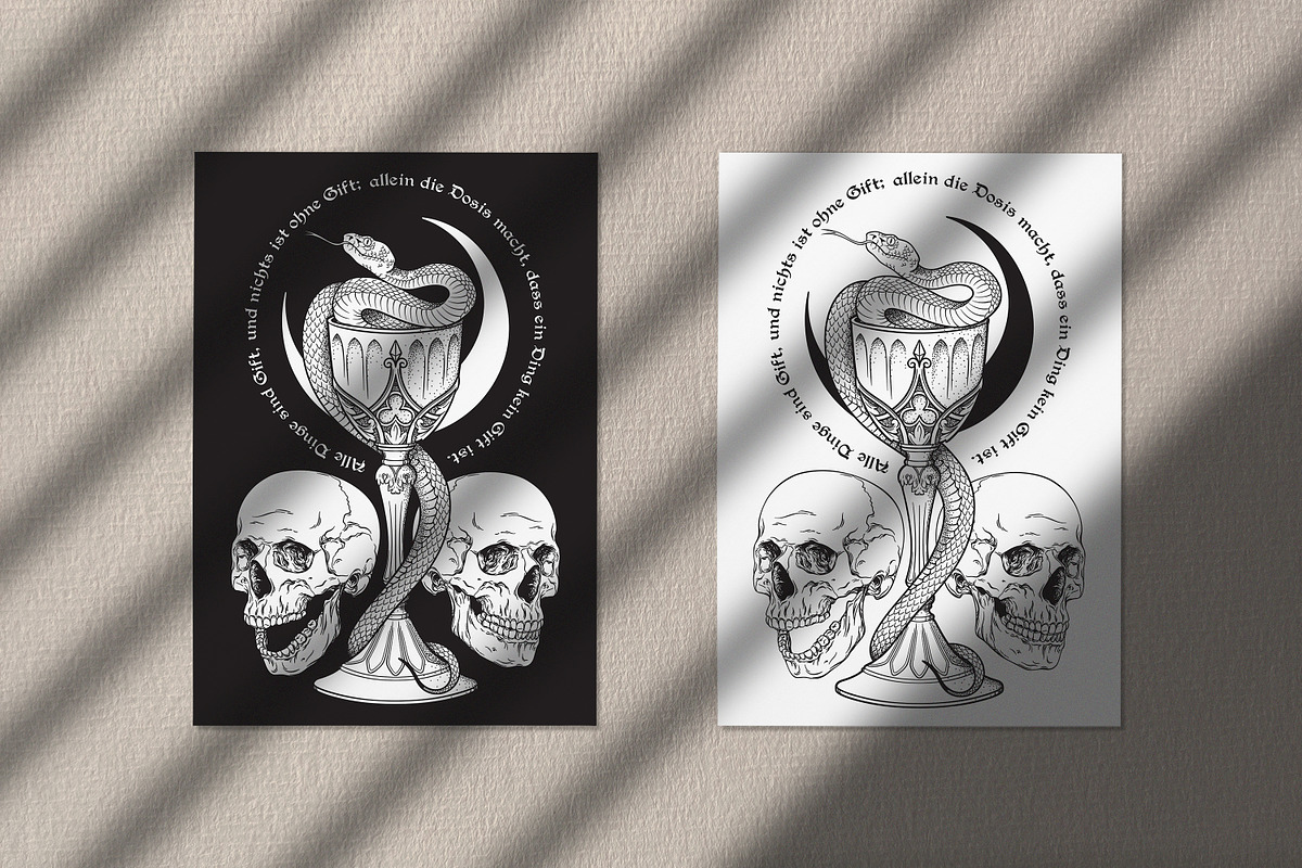 Snake Cult vector elements, an Illustration by Croisy (Photo 6 of 8)