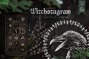 Witchstagram Instagram Cover Icons, a Social Media Template by Fluffy Unicorn (Thumbnail 1 of 9)