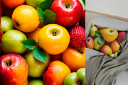 SET Fruit Composition Background, a Background Graphic by IrySha (Thumbnail 3 of 11)