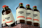 Beer Bottle Mockup, a Packaging Mockup by AY Mock-Ups (Thumbnail 2 of 11)