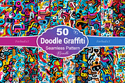 Doodles Graffiti Seamless Pattern, a Pattern Graphic by Forhadx5 (Thumbnail 1 of 7)