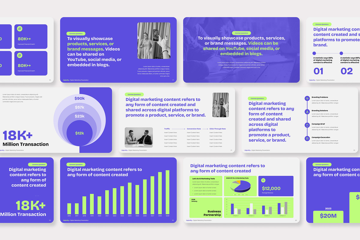 Digitalify Marketing PowerPoint, a Presentation Template by Premast (Photo 4 of 4)
