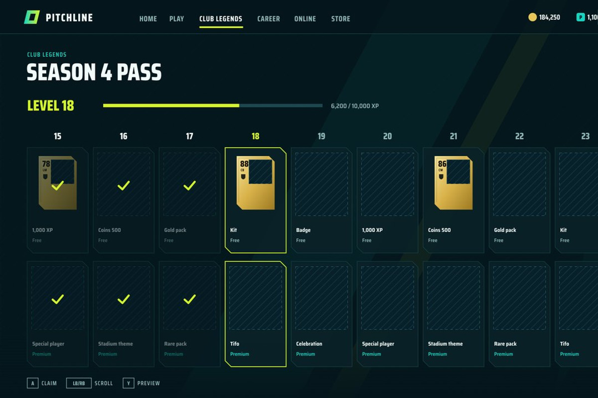 Football Game UI Kit, 100 Screens, an UI Kit Template by pawellpi (Photo 63 of 117)