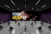 FITNESS GYM Mockup 06, an Advertising Mockup by Northern Kraft (Thumbnail 1 of 6)
