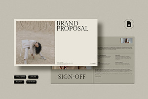 Grace Brand Proposal - Google Slide, a Presentation Template by Sixtemp