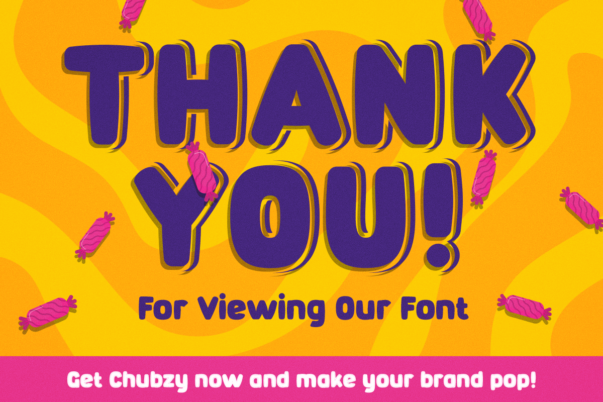 Chubzy - Chubby Display, a Sans Serif Font by Brand_Hero (Photo 10 of 10)