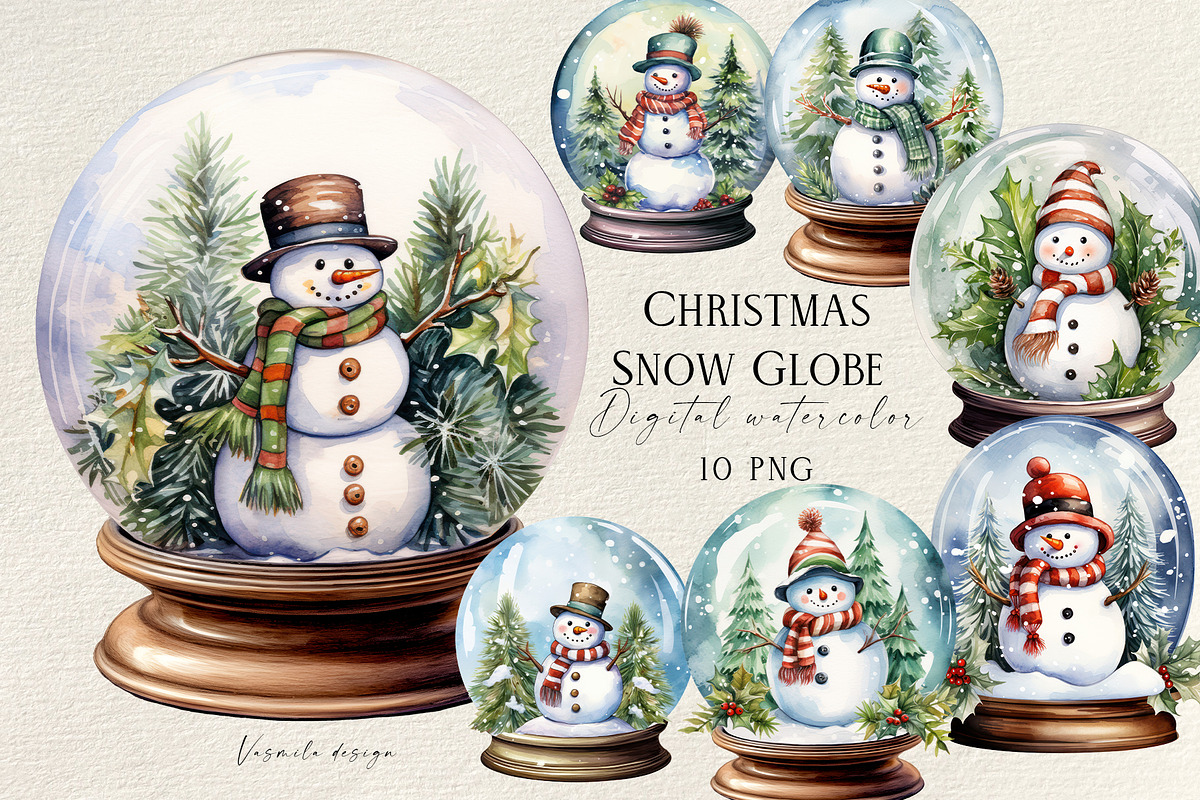 Christmas Bundle, a Seasonal Illustration by Vasmila (Photo 12 of 21)