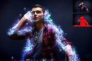 Electricity Photo Effect PS Action, an Action Add-On by MRI STUDIO (Thumbnail 2 of 14)