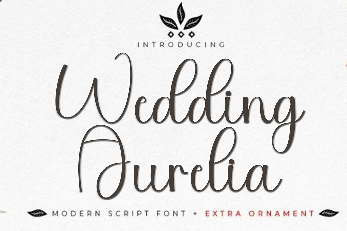 Wedding Aurelia, a Handwritten Font by FreshTypeINK (Photo 1 of 8)