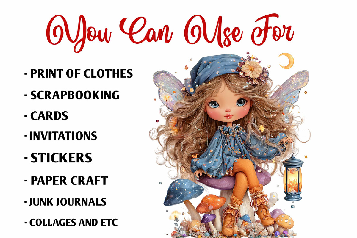 Whimsical Halloween Girl Clipart, a Seasonal Illustration by fashionaddict (Photo 6 of 7)
