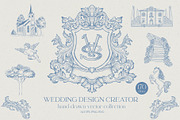 Wedding Design Creator. Vector Art., a Decorative Illustration by Designwork (Thumbnail 1 of 13)