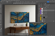 Triptych Canvas Mockup - Ratio 1x2, a Merchandise Mockup by Mockups by Carlos Viloria (Thumbnail 2 of 8)