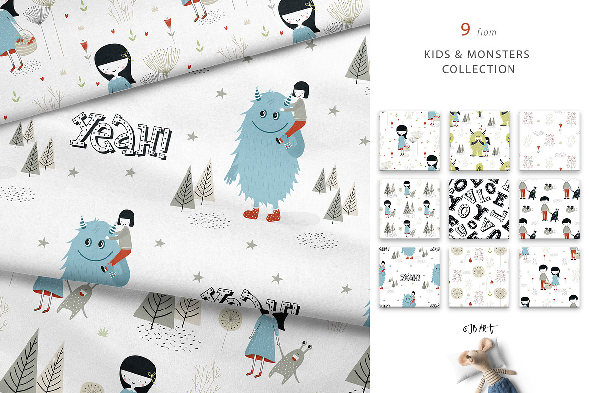 Pattern Bundle for Kids | 162, a Pattern Graphic by Oksana Stepova (Photo 29 of 37)