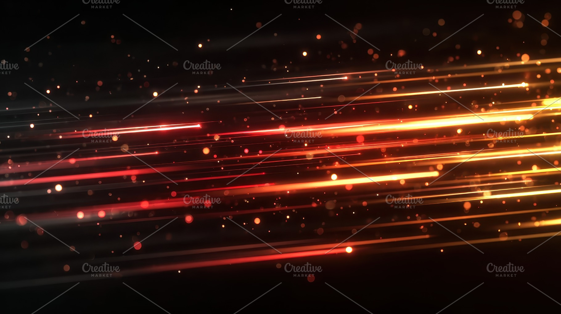 Abstract glowing lines and particles, a Photo by Pixeness Studio
