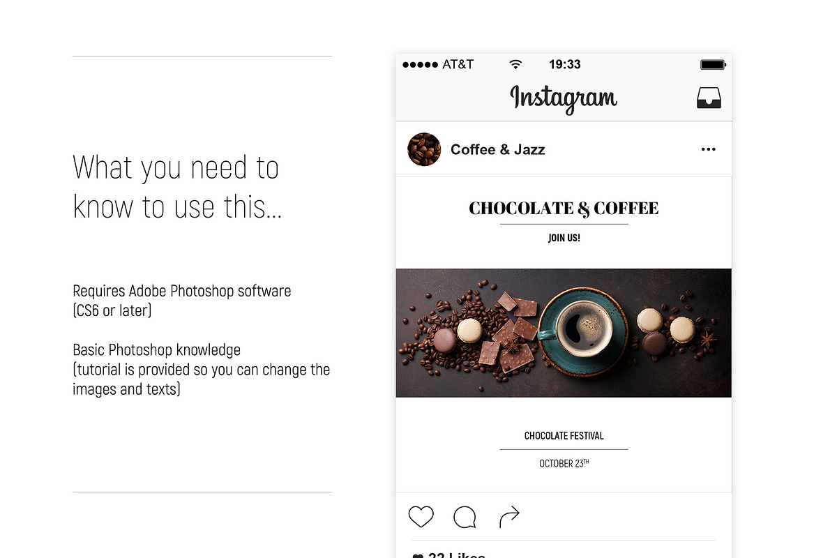Coffee House - Social Media Template, a Social Media Template by CorgiAstronaut (Photo 5 of 5)