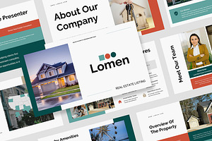Lomen : Realty Kit Google Slides, a Presentation Template by Punkl Camp