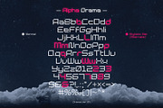Alpha Orama - Futuristic Pixel Font, a Sans Serif Font by Studio Siv (Thumbnail 2 of 4)