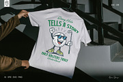 Retro Golf Ball Character T-Shirt, a Sport Illustration by shaondesigns (Thumbnail 4 of 6)