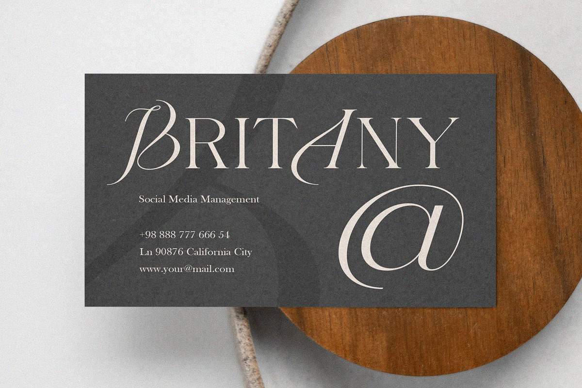 Belove Melody Display Stylish Serif, a Serif Font by BrandSemut (Photo 9 of 10)
