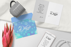 Gorgeous Card & Envelope Mockup Scen