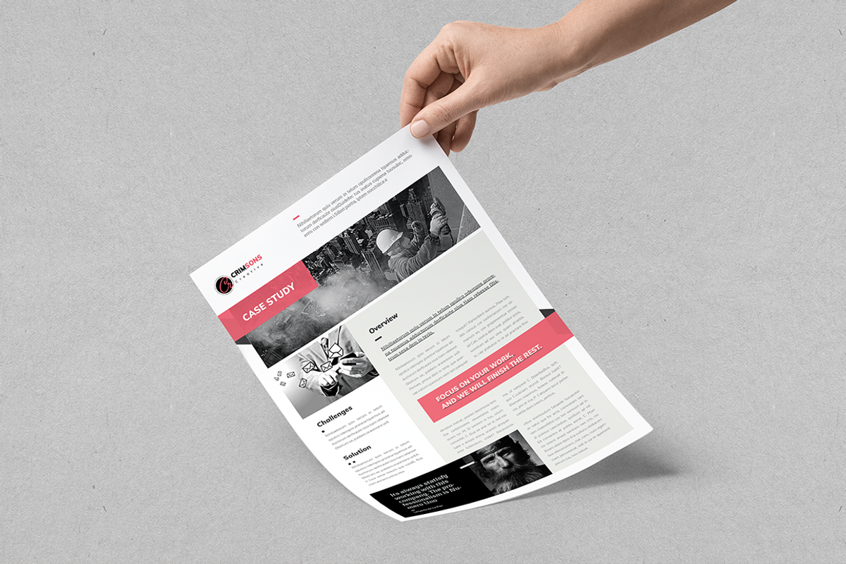 Case Study Template, a Brochure Template by spidergraph (Photo 2 of 4)