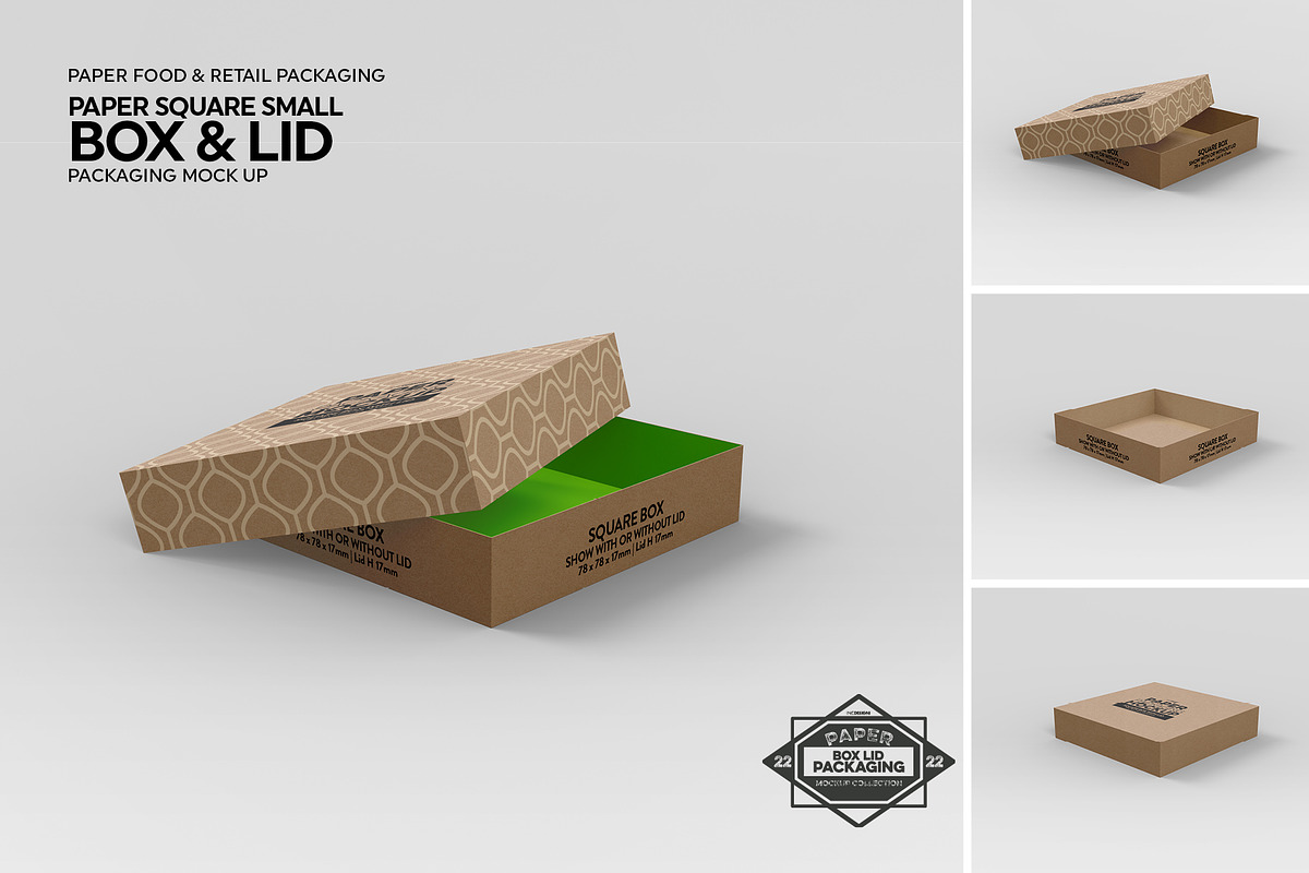 VOL. 22 Paper Box Packaging Mockups, a Cups & Container Mockup by INCDesign (Photo 3 of 14)