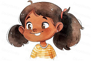 Kids different facial expressions, a Person Illustration by Bubert Art (Thumbnail 7 of 8)