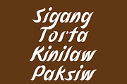 TD Lukay Pro, a Font by inucatapusan (Thumbnail 6 of 8)