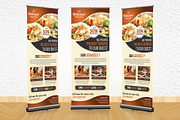 Restaurant Rollup Banner, a Flyer Template by Creative  designer (Thumbnail 1 of 2)