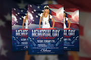 Memorial Day Weekend Flyer Template, a Flyer Template by Creative Waffle (Thumbnail 1 of 5)