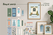 House-Porch, a Seasonal Illustration by Collection by VY (Thumbnail 2 of 7)
