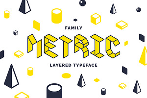 Metric display fonts