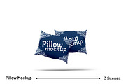 Pillow Cover Mockup, a Household Mockup by renderstockmarket (Thumbnail 1 of 4)