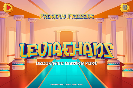 Leviathans - Decorative Gaming Font, a Font by Dhabee