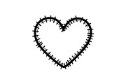 Stitched Heart Silhouette Vector Bun, an Illustration by Designs_River (Thumbnail 39 of 41)
