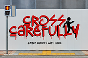 Skater Street - Graffity Font, a Handwritten Font by Sronstudio (Thumbnail 5 of 15)
