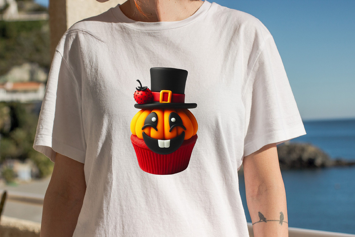 Halloween Pumpkin Cupcake Bundle., an Illustration by SVGArt (Photo 7 of 8)