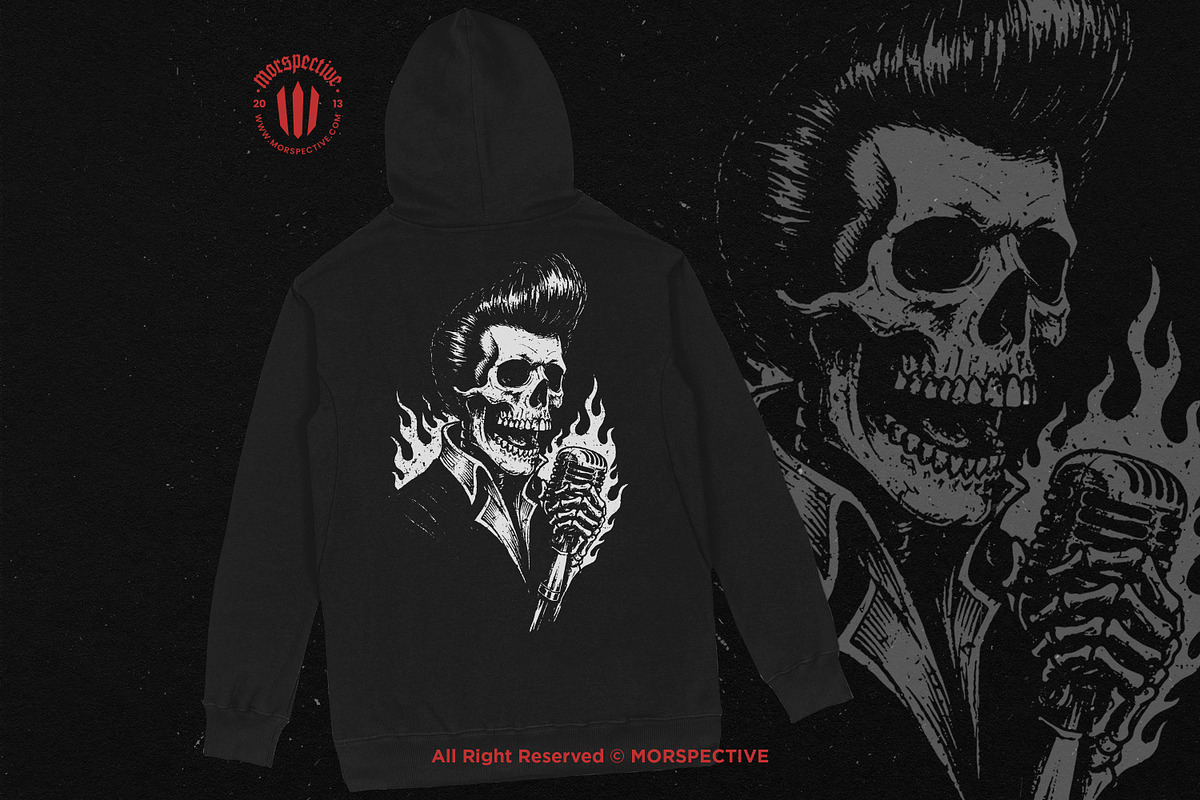 10 Bundle Dark Art Rockabilly Music, an Illustration by Morspective (Photo 4 of 7)
