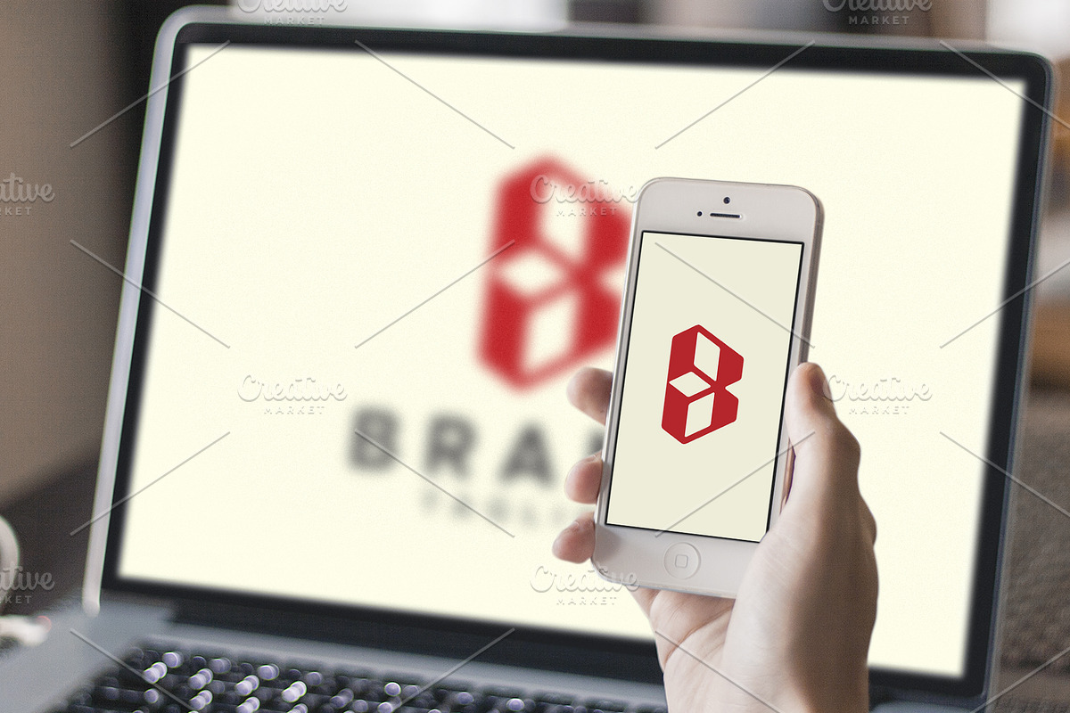 Letter B box logo design, a Branding & Logo Template by Amadul11 (Photo 4 of 4)