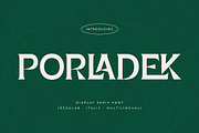 Porladek Display Serif Font, a Serif Font by Storytype Studio (Thumbnail 1 of 15)